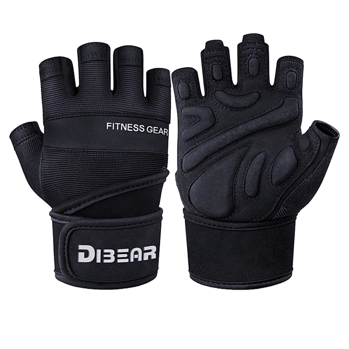 Bodybuilding Gym Gloves Powerlifting Dumbbell Kettlebell Crossift Training Fitness Gloves For Man Women Home Workout