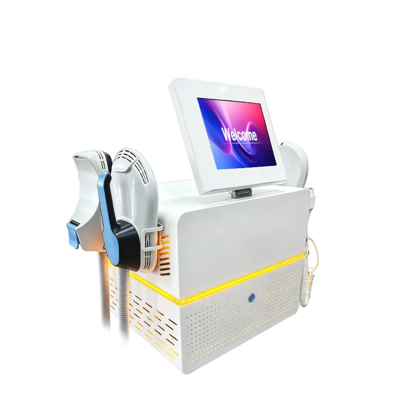 Mecavie 6500W Body Shaping Machine 4 Handles Muscle Stimulation Device Skin Firming Body Contouring Equipment for Salon Home