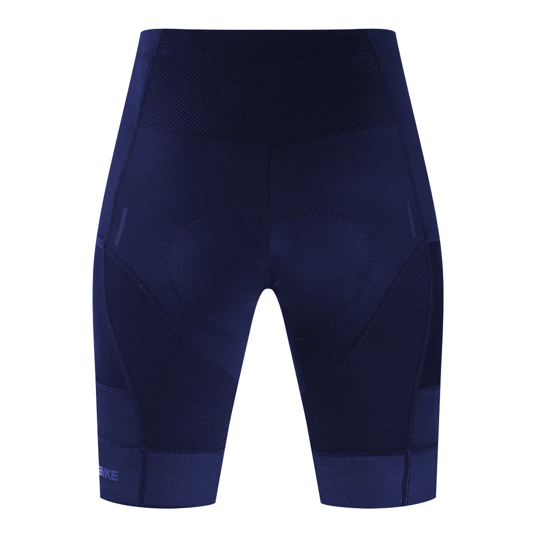 YKYW Men's Cycling Shorts 2 Pockets Summer Pro Team MTB Road Bike Shorts Bicycle Riding Tights Slim Fit Sports Clothing Padded