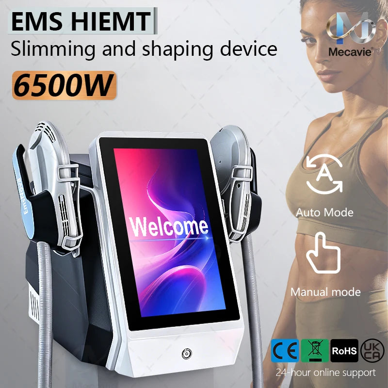 6500W HI-EMT NEO RF Professional Muscle Stimulation Fat Burning Body Slimming Device Emsnova15T Equipment For Salon Spa Use