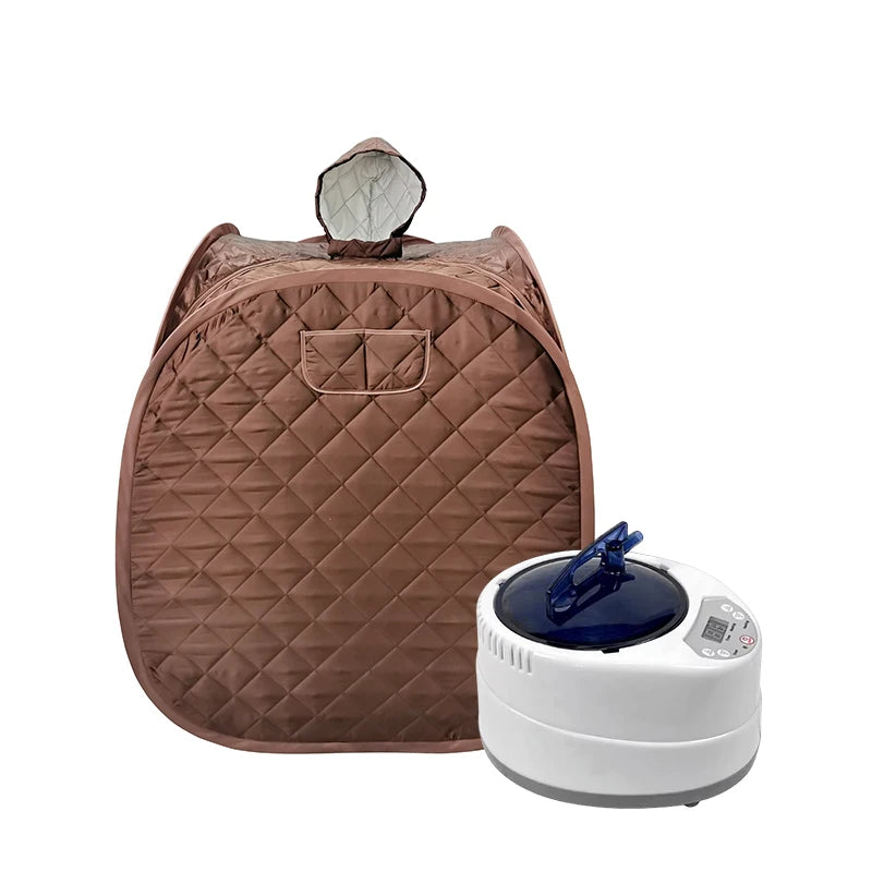 Portable Sauna Set Full Body at Home Spa Hat Tent Include 3L Steamer with Remote Control