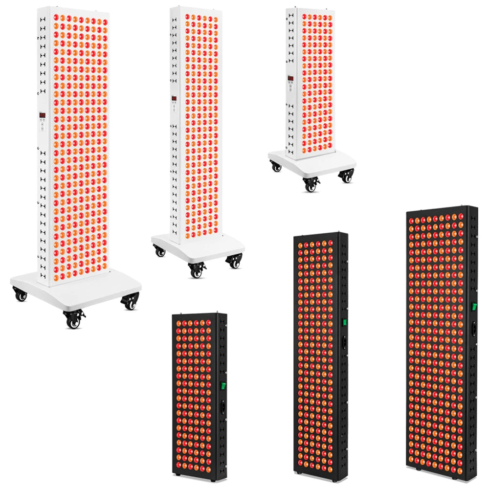 Red Light Therapy Panel 630nm 660nm 810nm 830nm 850nm Near Infrared Lamp LED Beauty Device Full Body, Red Light LED