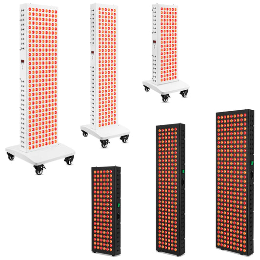 Red Light Therapy Panel 630nm 660nm 810nm 830nm 850nm Near Infrared Lamp LED Beauty Device Full Body, Red Light LED