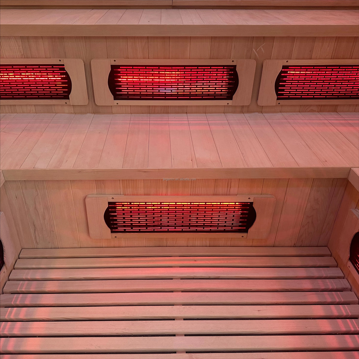 Luxurious Large Outdoor Electric Sauna Infrared Treatment Modern Design Style Far Infrared Red Cedar Sauna Room
