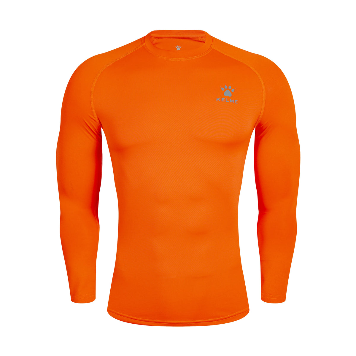 KELME Men's Running T-shirts Compression Shirts Bodybuilding Sports Tights Long Sleeves Exercise Workout Fitness 3891113