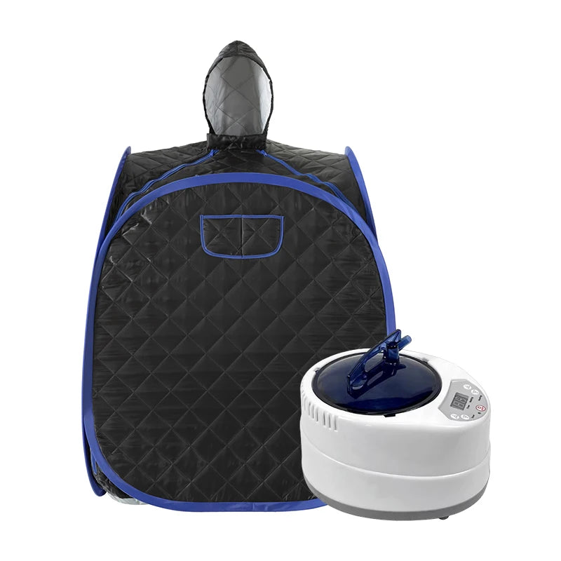 Portable Sauna Set Full Body at Home Spa Hat Tent Include 3L Steamer with Remote Control