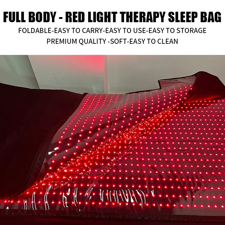 660Nm 850nm Infrared Pad Red Light Therapy Capsule Household Light Emitting Diode Red Infrared Sleeping Bag