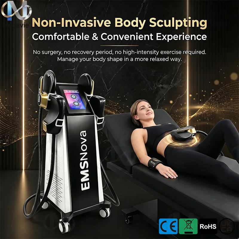 EMSnova NEO RF EMS Body Machine 15 Electromagnetic Slimming Fat And Muscle Stimulation for Pelvic & Body - Non-Invasive Treatment