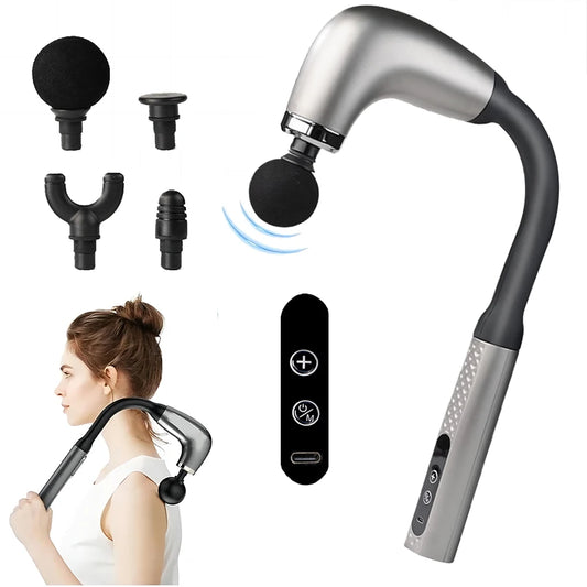 2025 New Smart Fascia Gun Electric Massager Massage Hammer Electric Fascia Gun Home Handheld Hammer Back