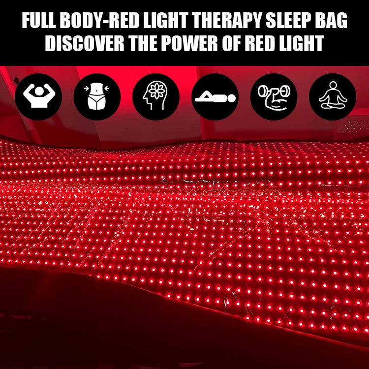 660Nm 850nm Infrared Pad Red Light Therapy Capsule Household Light Emitting Diode Red Infrared Sleeping Bag