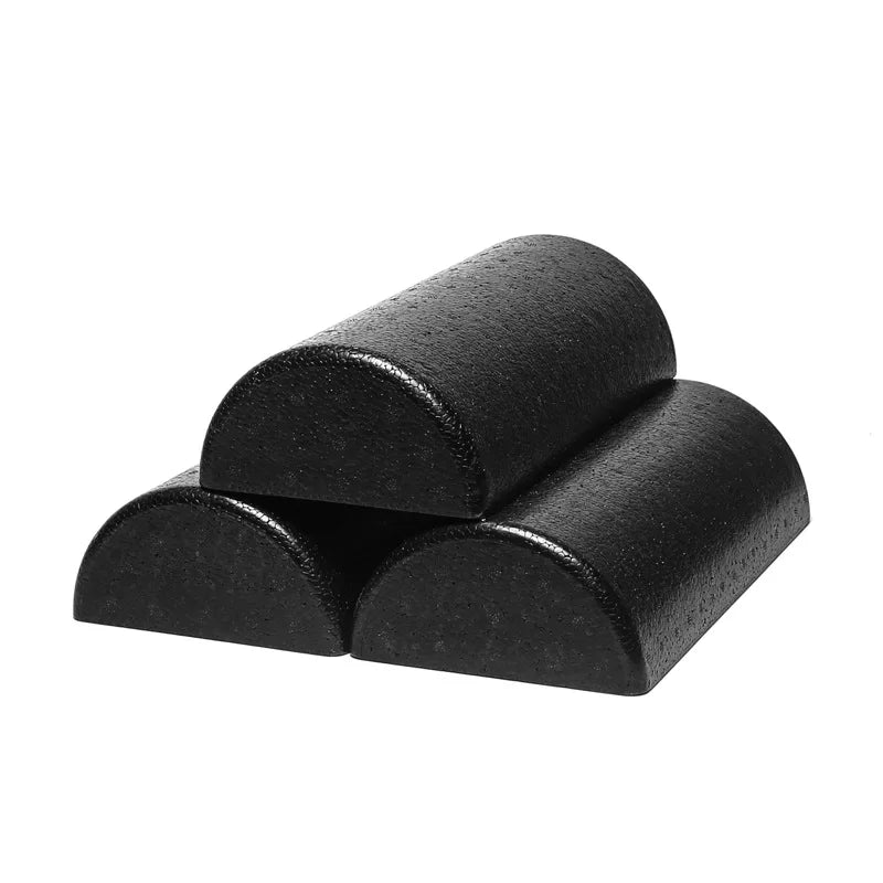 Semi-circular Yoga Column Foam Shaft Balance Dance Fitness Pillow Lumbar Spine Reliever Professional Relaxation Muscle Massage