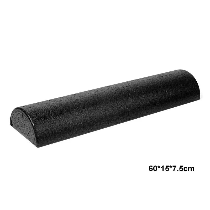 Semi-circular Yoga Column Foam Shaft Balance Dance Fitness Pillow Lumbar Spine Reliever Professional Relaxation Muscle Massage