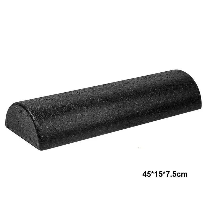 Semi-circular Yoga Column Foam Shaft Balance Dance Fitness Pillow Lumbar Spine Reliever Professional Relaxation Muscle Massage