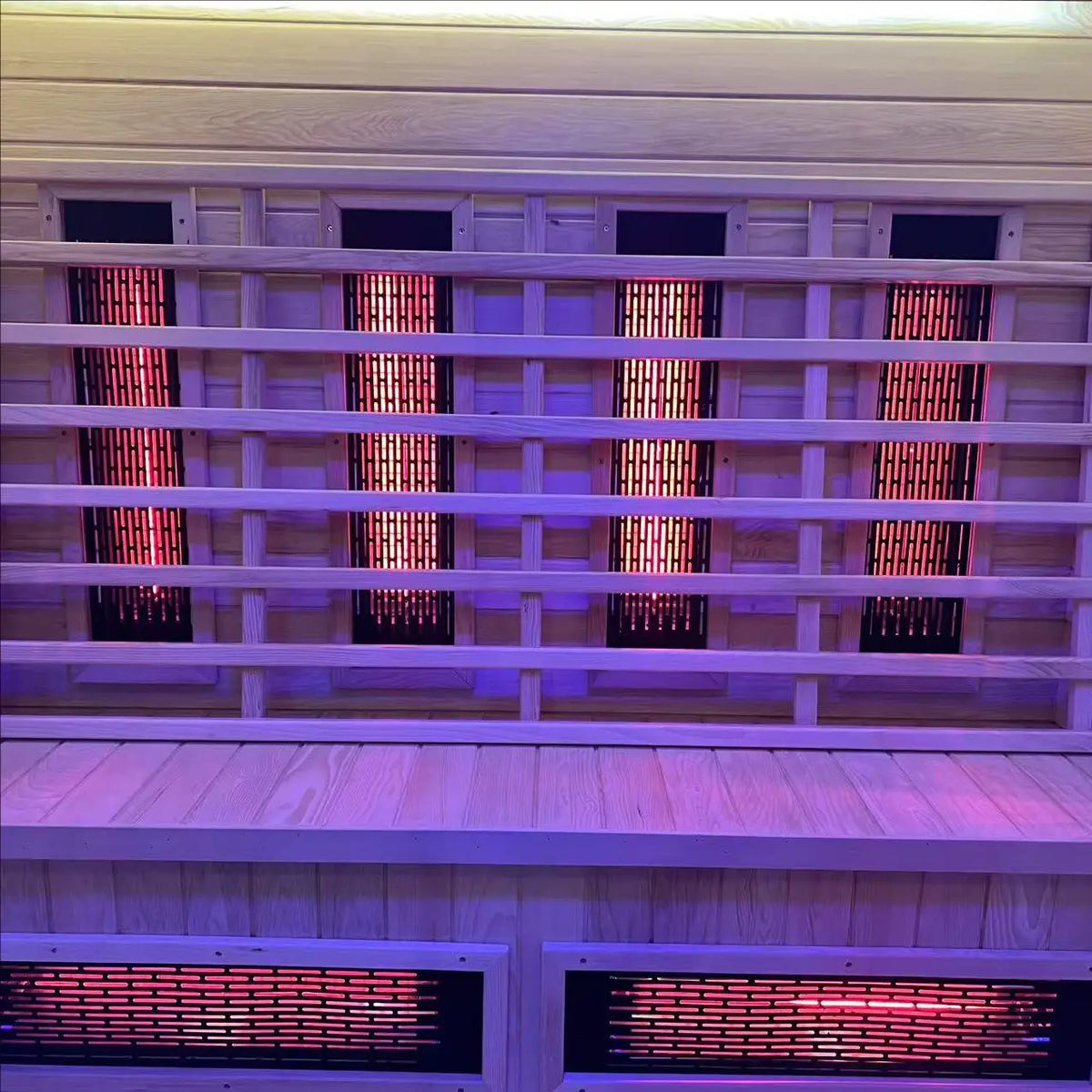 Luxurious Large Outdoor Electric Sauna Infrared Treatment Modern Design Style Far Infrared Red Cedar Sauna Room