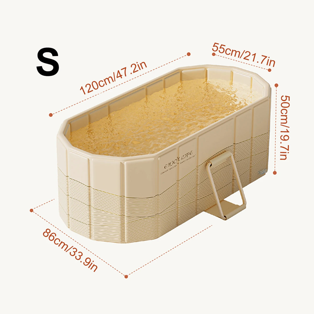 1PC large foldable non inflatable bathtub, portable bathtub, suitable for indoor and home courtyard bathtubs