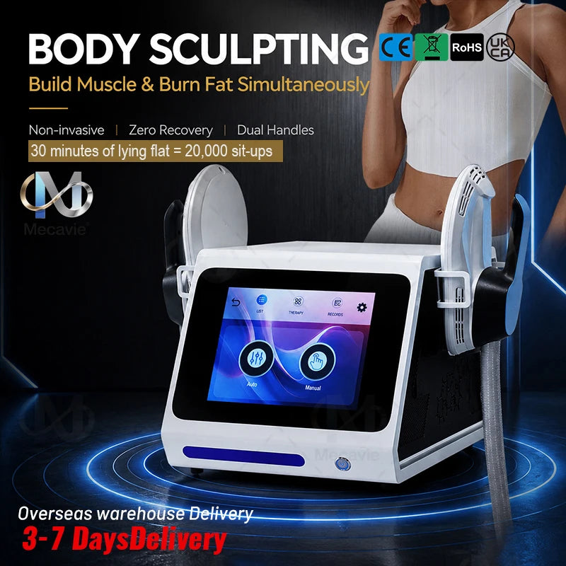2026 EMSNova HIEMT EMS Body Contouring Device, 7000W Muscle Toning Equipment for Body Shaping & Skin Firming Salon Beauty Care