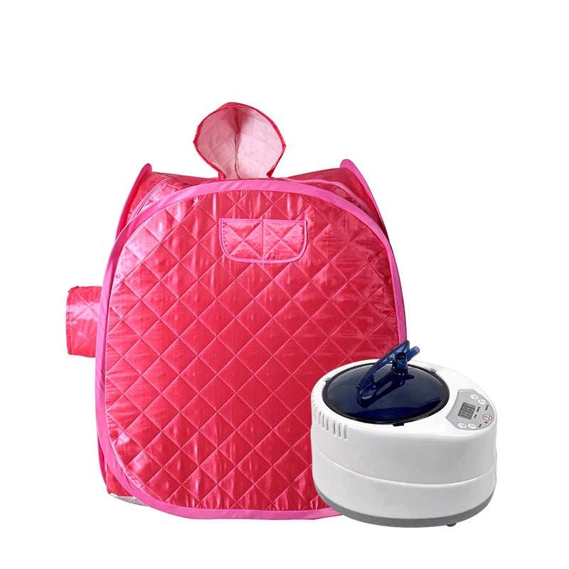 Portable Sauna Set Full Body at Home Spa Hat Tent Include 3L Steamer with Remote Control